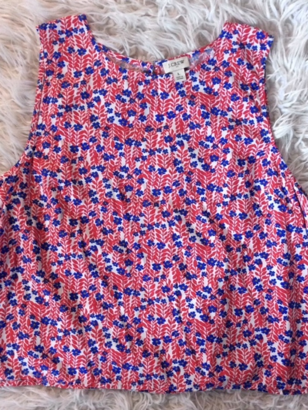 J.Crew Sleeveless Floral Tank - Picture 4 of 7